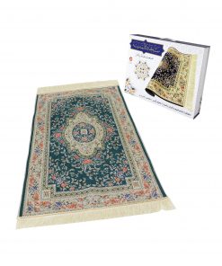 Sundus Luxury Madinah Prayer Mat - Green