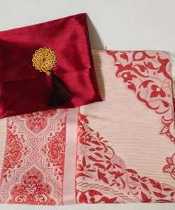 Prayer rug with Pouch- Maroon