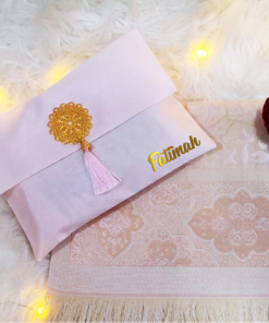 Prayer Rug With Pouch - Light Pink