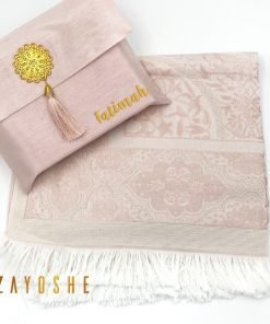 Alternative view of Prayer Rug With Pouch - Light Pink