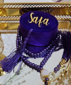 Pearl-tasbeeh-with-personalized-case-blue.