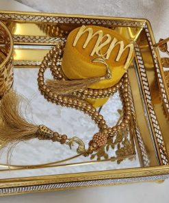 Pearl-tasbeeh-with-personalized-case-yellow