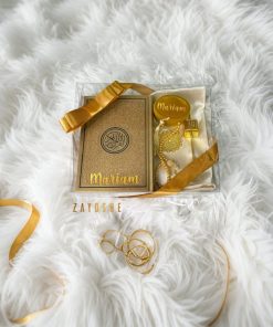 Premium Personalized Islamic Gift Set – Yellow