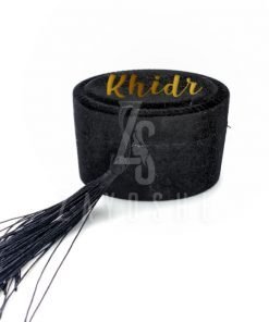 Alternative view of Pearl Tasbeeh With Personalized Case - Black