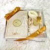 Premium Personalized Islamic Gift Set With English Translation Quran - Gold