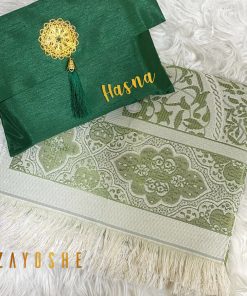 Prayer Rug With Pouch - Green