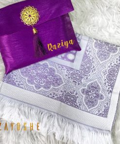 Prayer Rug With Pouch - Purple