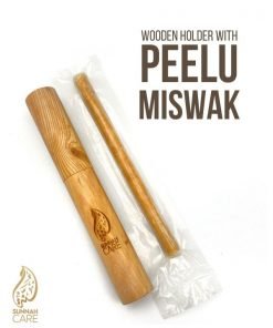 Sunnah Care - Wooden Miswak Holder With Peelu Miswak