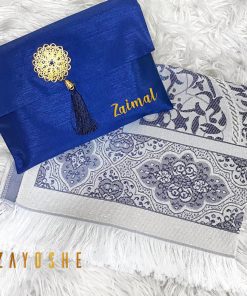 Prayer Rug With Pouch - Midnight Blue