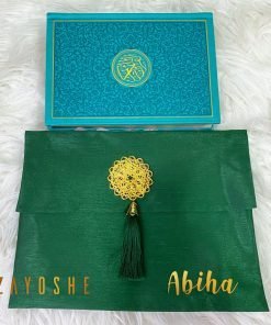 Alternative view of Rainbow Quran With Pouch - Green
