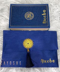 Alternative view of Rainbow Quran With Pouch - Dark Blue