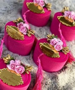 Alternative view of Wedding Tasbeeh With Personalized Floral Case