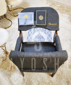 Modern Muslim Prayer Chair-Grey