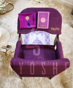 Modern Muslim Prayer Chair-Purple