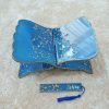 Premium Resin Quran Stand and Bookmark-Blue