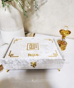 Luxurious Islamic Gift Box with Personalization-White
