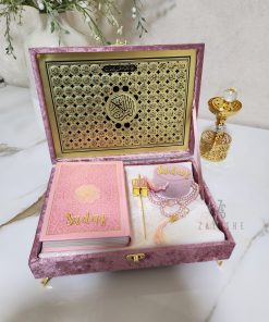 Luxurious Islamic Gift Box with Personalization-Light Pink
