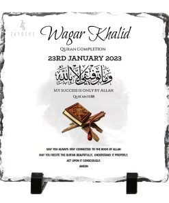 Personalized Quran Completion Rock Slate For Him