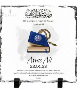 Personalized Quran Completion Rock Slate For Him