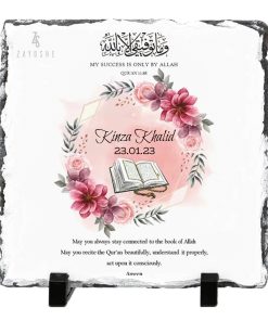 Personalized Quran Completion Rock Slate For Her