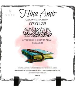 Personalized Quran Completion Rock Slate For Her