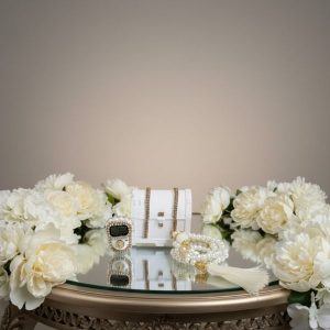 Chest Gift Box with Digital Counter and Tasbeeh-White