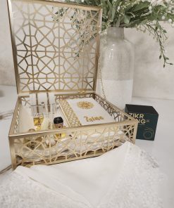 Personalized Royal Islamic Gift Box For Her - White