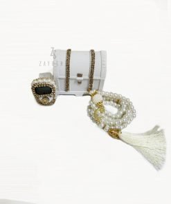 Chest Gift Box with Digital Counter and Tasbeeh-White