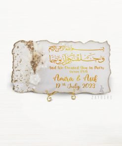 Custom Wedding Resin Frame