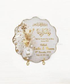 Customized Wedding Resin Frame with name