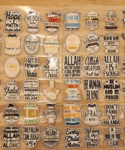 Islamic Muslim Stickers Set