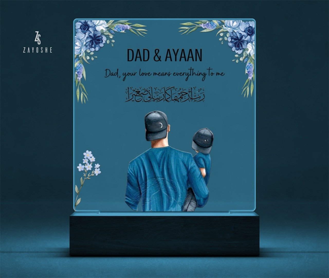 Personalized Father's Day Acrylic Night Light