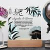 Hajj Gift Personalized Lamp Acrylic Night Light For Couples