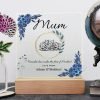 Personalized Mother's Day Acrylic Frame- White