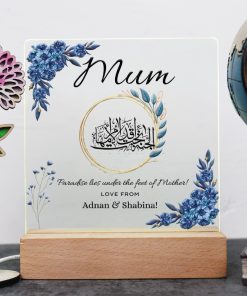 Personalized Mother's Day Acrylic Frame- White