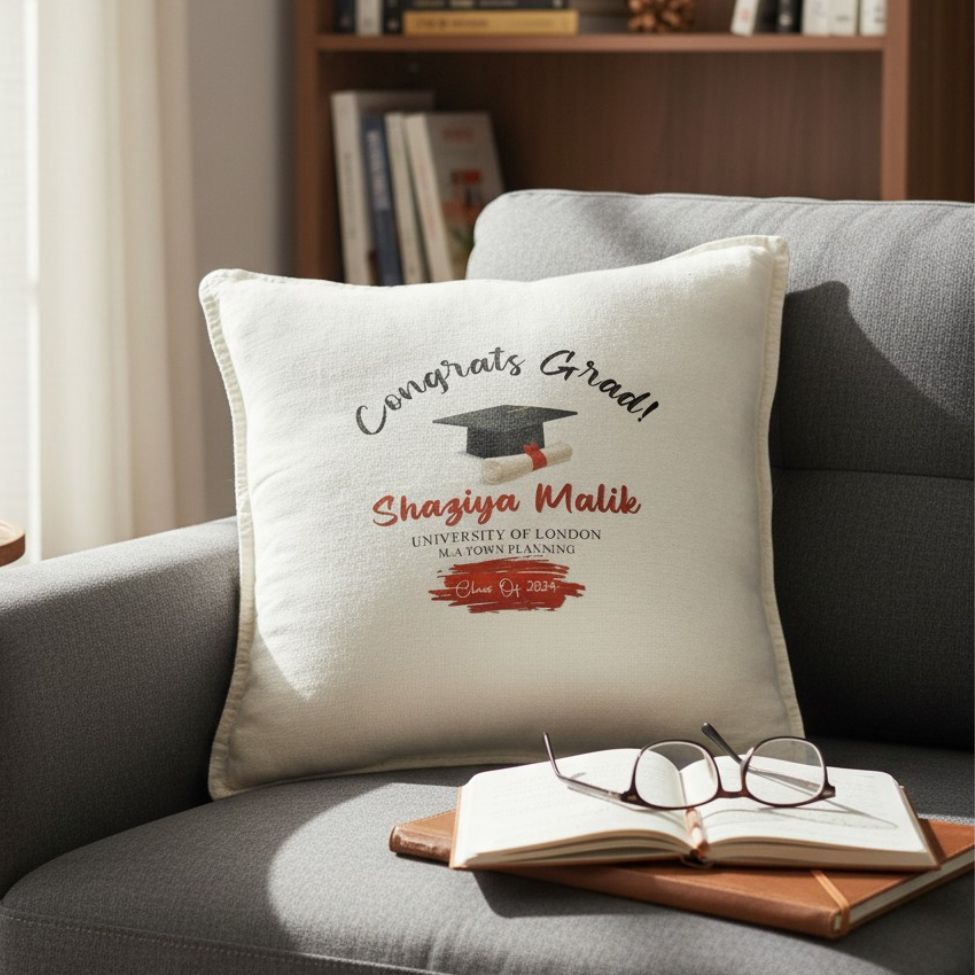 Congrats Graduation Personalized Cushion - Gifts gift from ZAYOSHE in Maleha Street, Sharjah, UAE - image 3