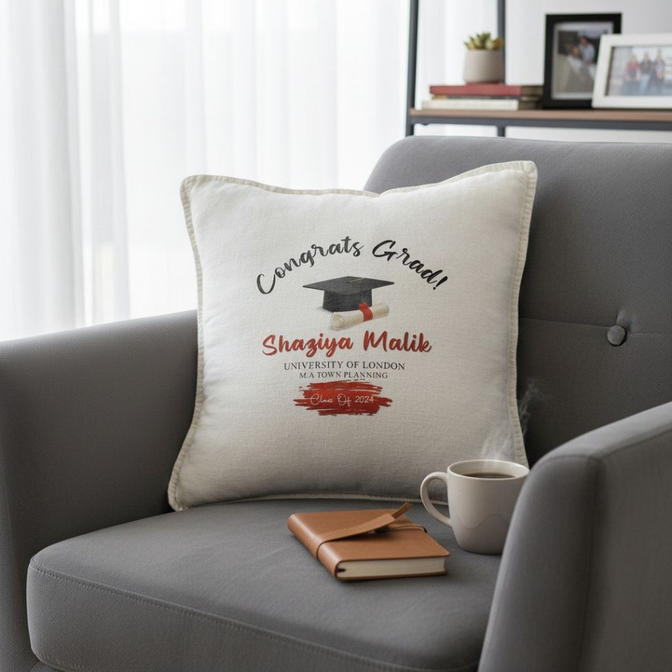 Congrats Graduation Personalized Cushion - Gifts gift from ZAYOSHE in Maleha Street, Sharjah, UAE - image 2