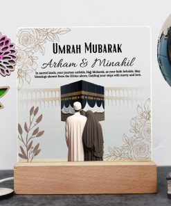 Customized Umrah Gift Night Light For Couples