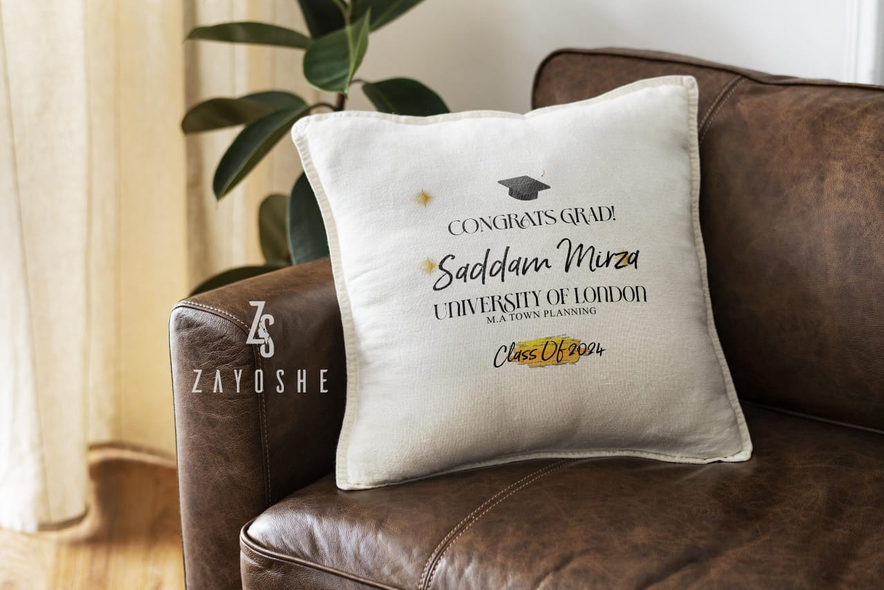 Personalized Graduation Cushion for Him
