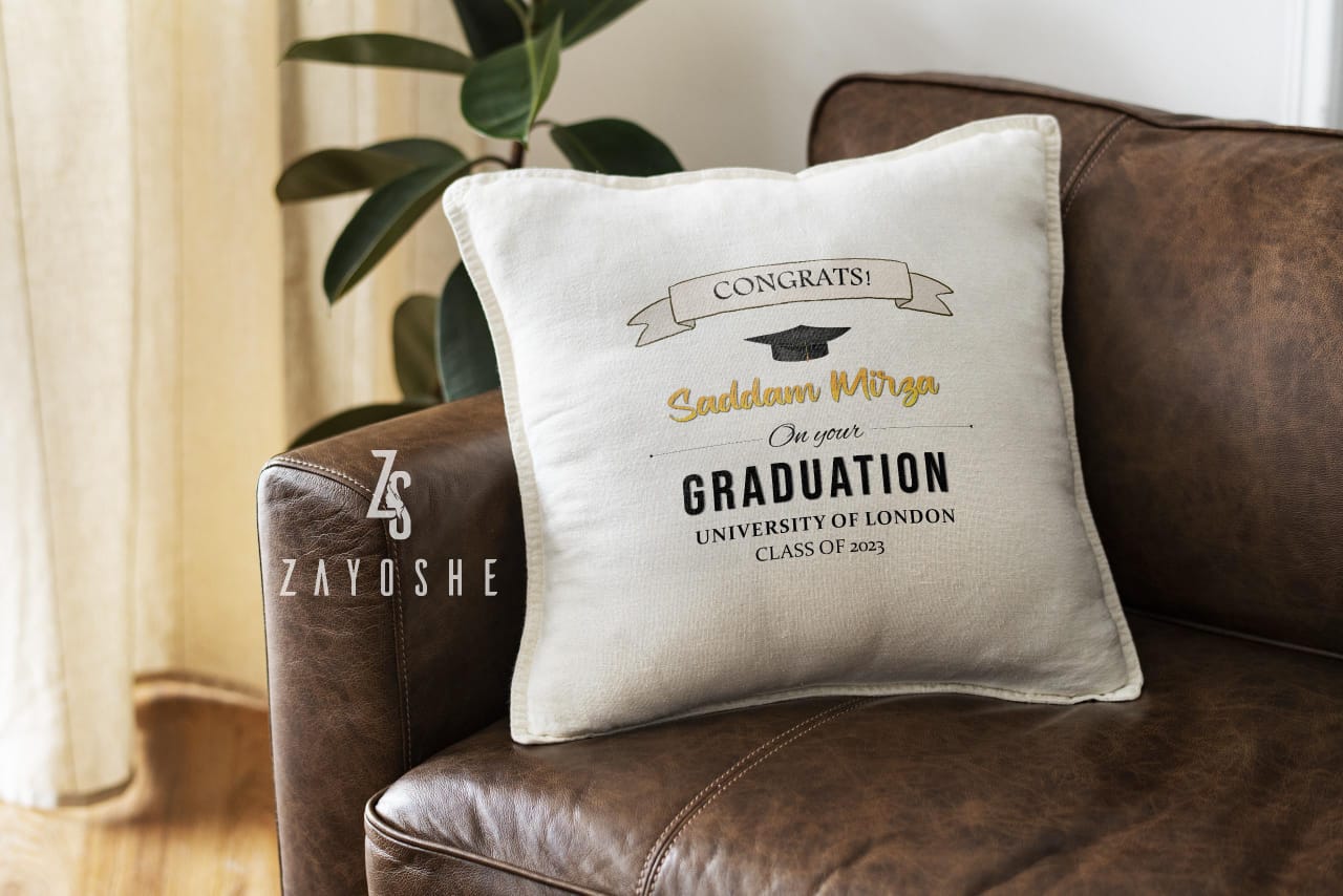 Personalized Graduation Cushion
