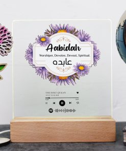 Personalized New Baby Acrylic LED Light