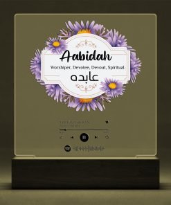 Alternative view of Personalized New Baby Acrylic LED Light