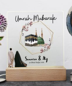 Personalized Umrah Mubarak Led Light