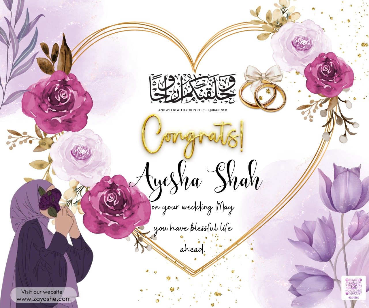 Floral Wedding Gift Box - Image 3