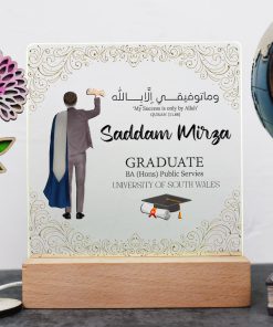 Personalized Graduation LED Lamp