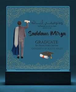 Alternative view of Personalized Graduation LED Lamp