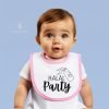 Halal Party baby girl bib
