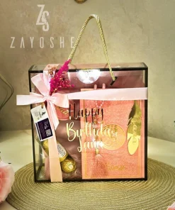 Transparent PVC Hamper Bag With Black Border