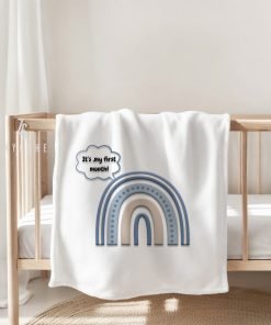 Custom Newborn Super Soft Baby Blanket Wrapper Sheet