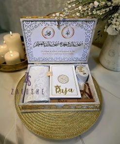 Exclusive Islamic Gift Set with Rainbow Quran